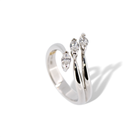 Anello  trilogy Recarlo  ZP525/B in oro 18k e diamanti naturali Donna  - ZP525/B
